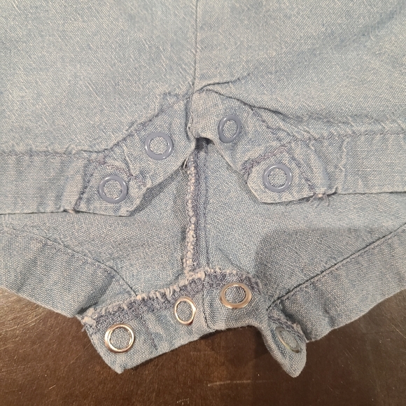 🌟5/$25 Carter's Denim Jumper Size 3 Months - Picture 3 of 5